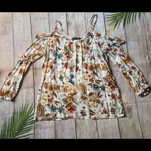 Anne Carson Cold Shoulder Top